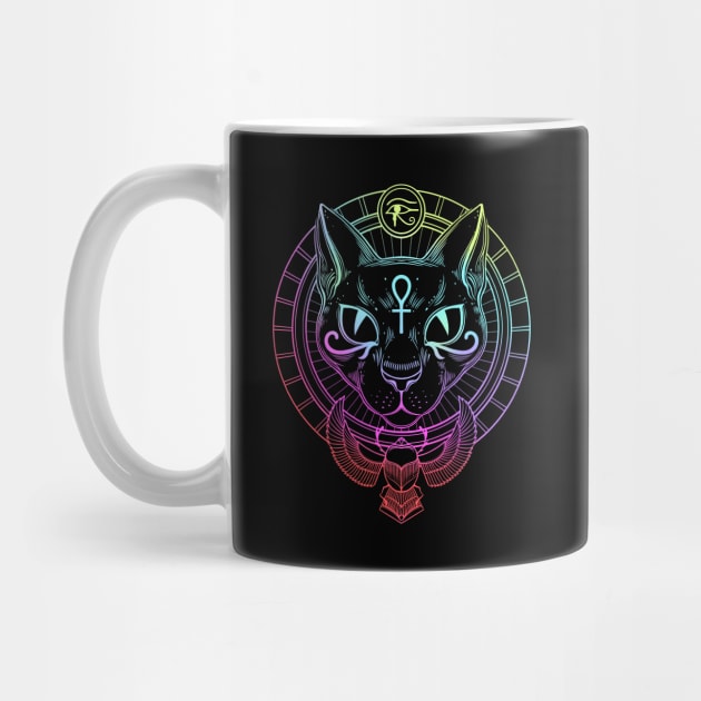 Bastet. Egyptian cat goddess by OccultOmaStore